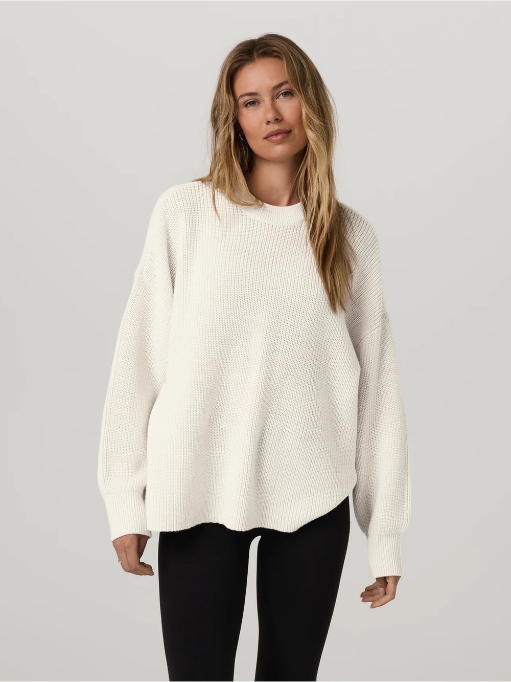 BRAND NEW Vuori Alps Classic Crew Sweater Marshmallow Cream Size XL